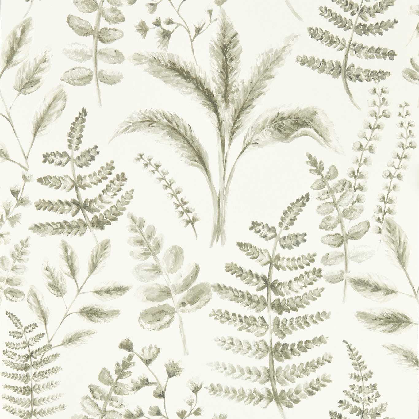 Bracken Wallpaper - Natural - Clarke & Clarke