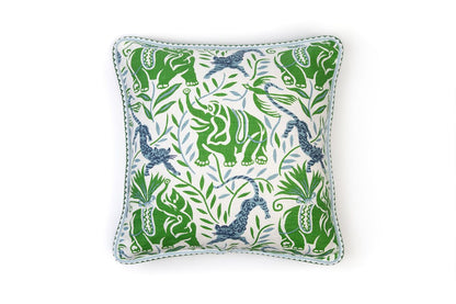 La Jungle Green Cushion