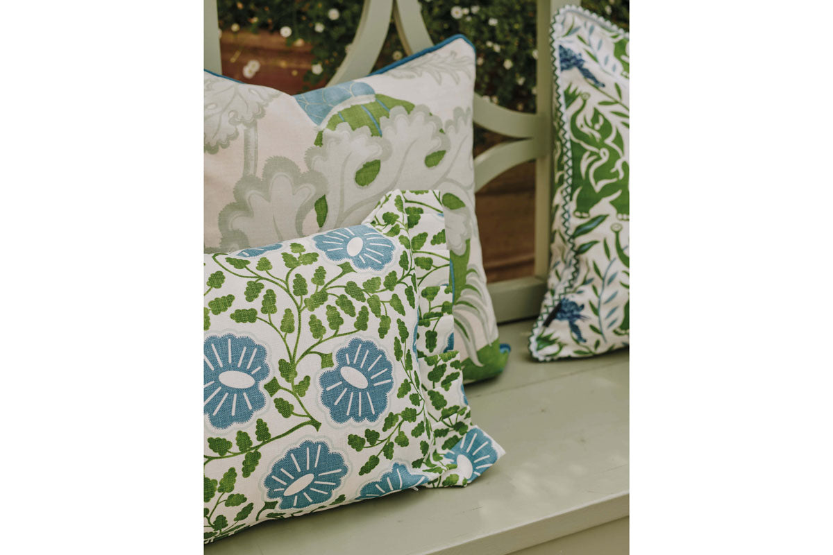 Carnival Green Room Cushion