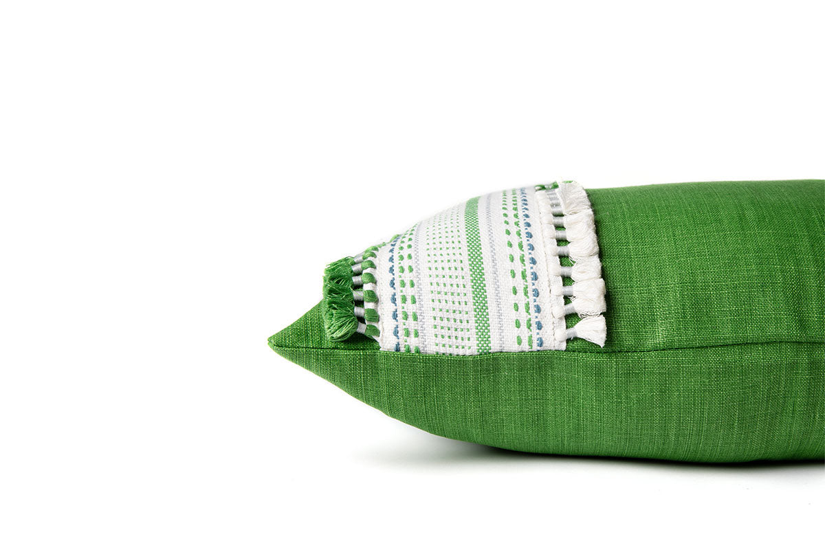 Pom Parade Green Side Cushion