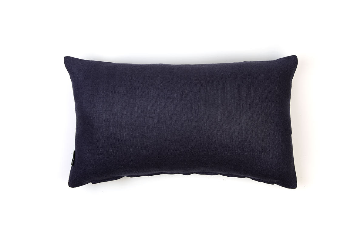 Pop Art Indigo Back Cushion