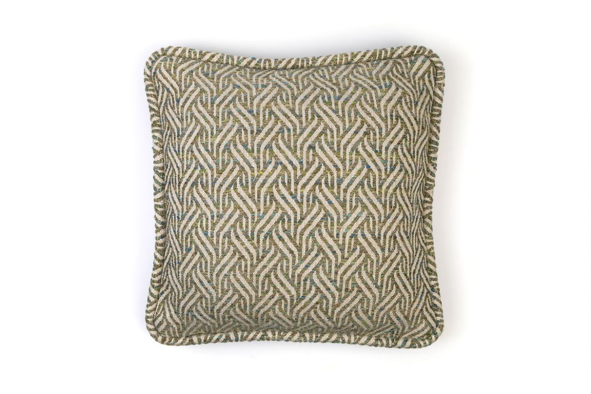 Tangle Olive Cushion