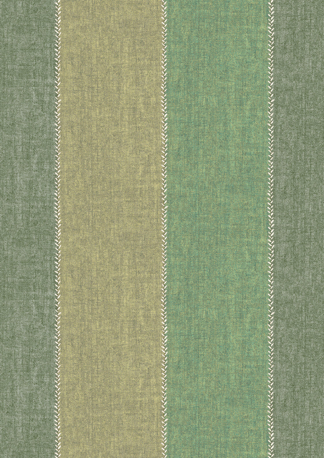 Caravan Green Tea Fabric - Lewis & Wood