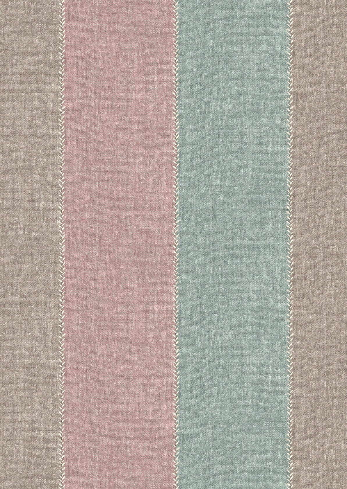 Caravan Tea Rose Fabric - Lewis & Wood