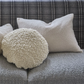 Polwarth Chalk Faux Fur Cushion - Designers Guild