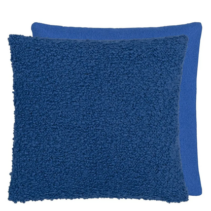 Cormo Cobalt Boucle Cushion - Designers Guild