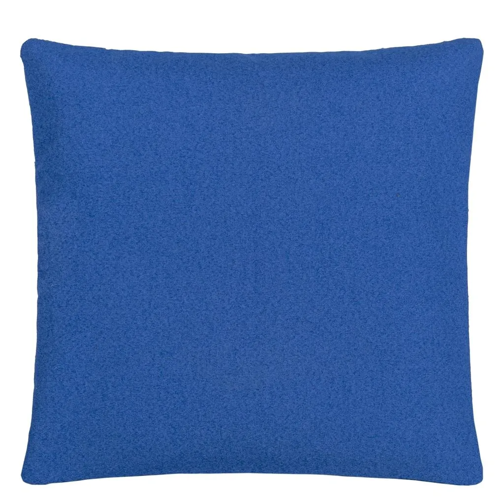 Cormo Cobalt Boucle Cushion - Designers Guild