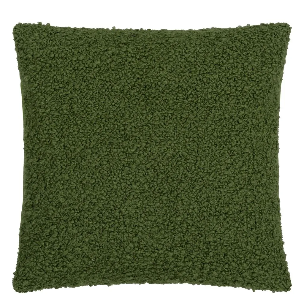 Cormo Emerald Boucle Cushion - Designers Guild