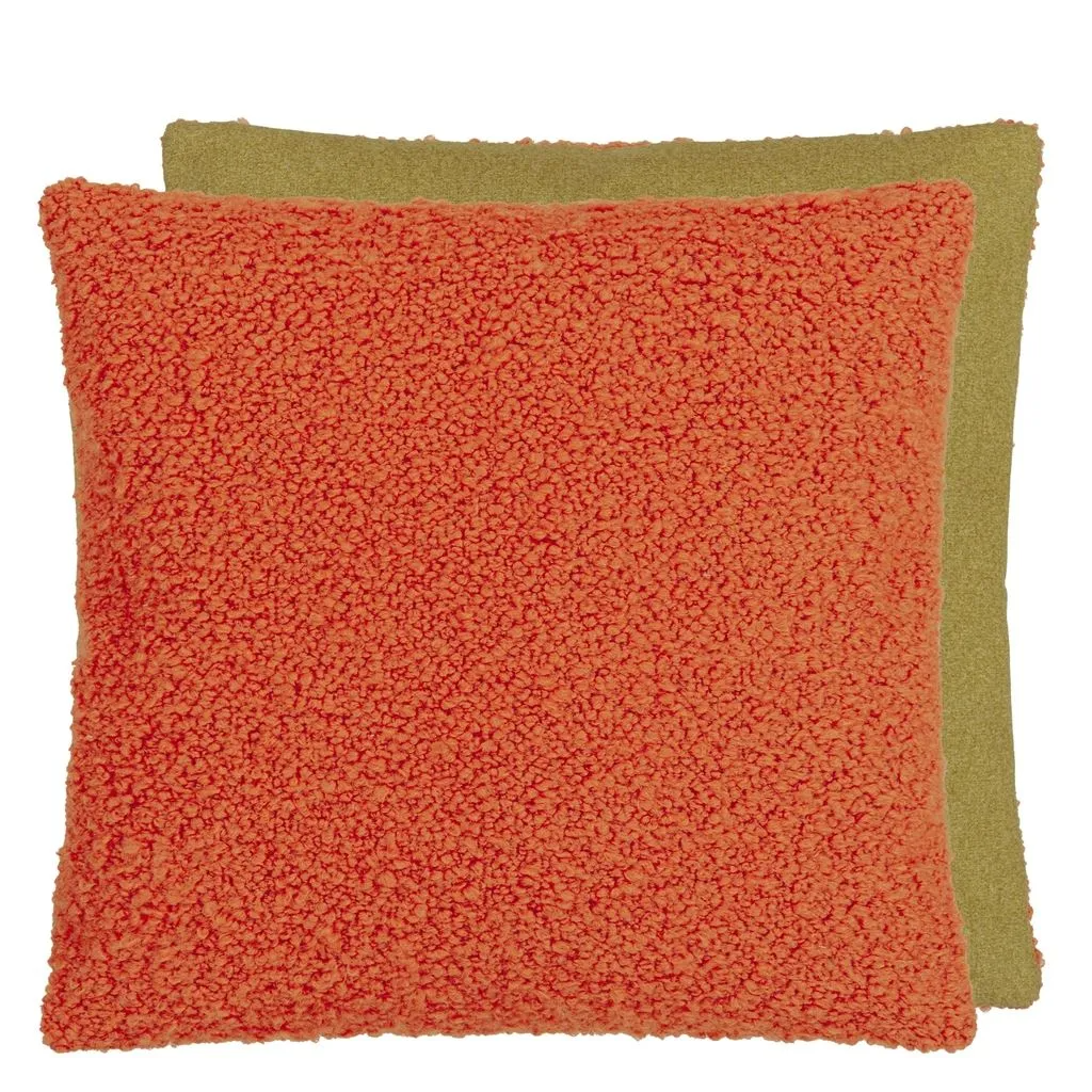 Cormo Persimmon Boucle Cushion - Designers Guild