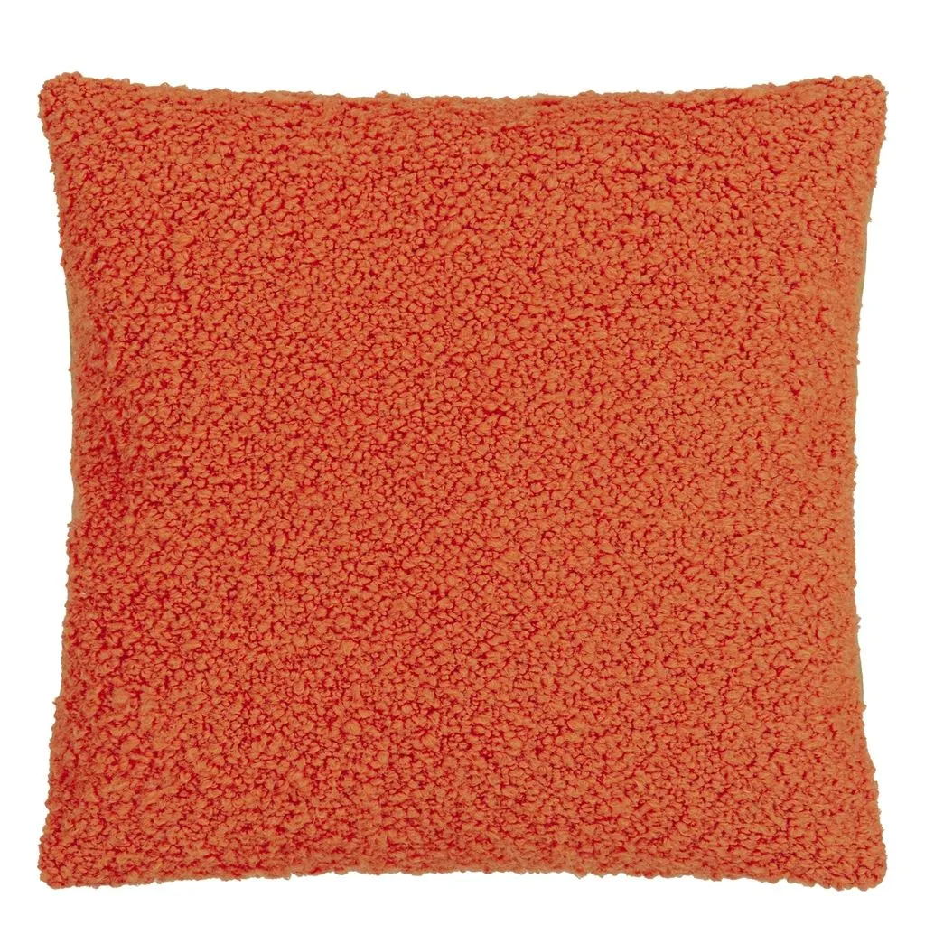 Cormo Persimmon Boucle Cushion - Designers Guild