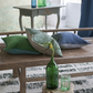 Brera Lino Midnight & Chambray Linen Cushion - Designers Guild