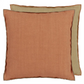 Brera Lino Brick & Turmeric Linen Cushion - Designers Guild