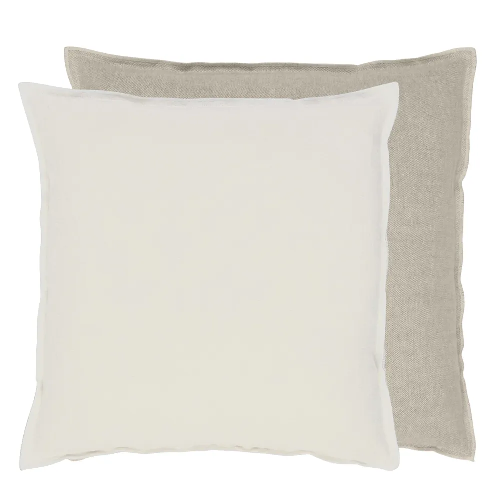 Brera Lino Alabaster Linen Cushion - Designers Guild