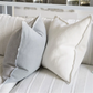 Brera Lino Alabaster Linen Cushion - Designers Guild