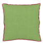 Brera Lino Cerise & Grass Linen Cushion - Designers Guild