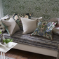 Brera Lino Thyme & Pebble Linen Cushion - Designers Guild