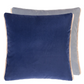 Varese Indigo & Smoke Velvet Cushion - Designers Guild