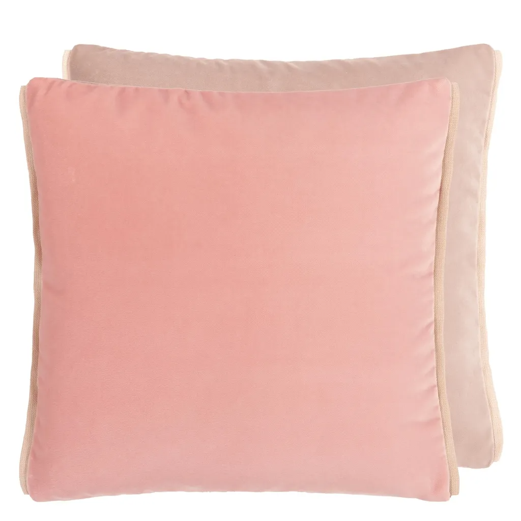 Varese Cameo & Clover Velvet Cushion - Designers Guild