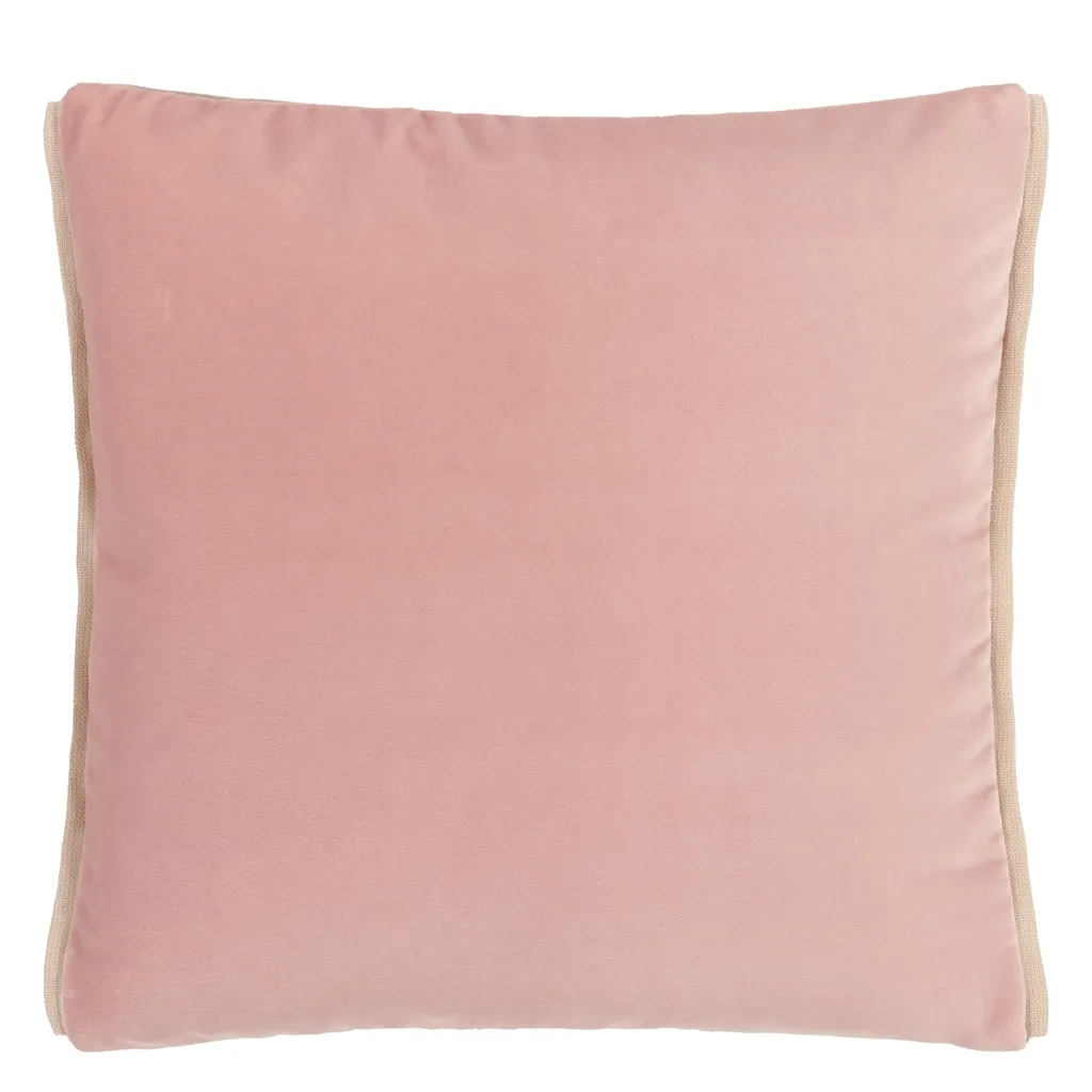 Varese Cameo & Clover Velvet Cushion - Designers Guild