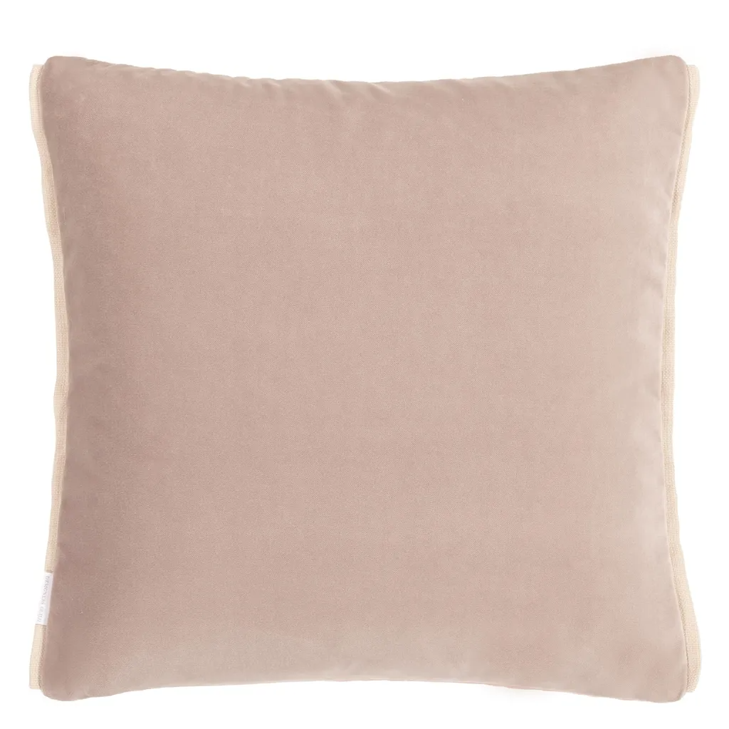 Varese Cameo & Clover Velvet Cushion - Designers Guild