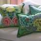 Brera Lino Alabaster & Emerald Linen Cushion