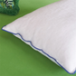 Brera Lino Alabaster & Cobalt Linen Cushion