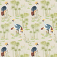 Cranes Wallpaper - Sand - Petronella Hall