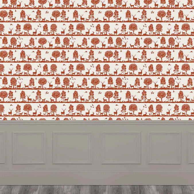 Cairngorms Paprika Wide-Width Room Wallpaper 