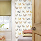 Chook Chook Cream Wide-Width Room Wallpaper 