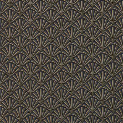 Chrysler Wallpaper - Noir - Clarke & Clarke