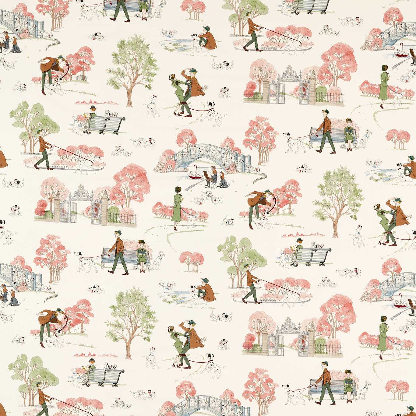 101 Dalmatians Fabric – Lionheart Wallpaper