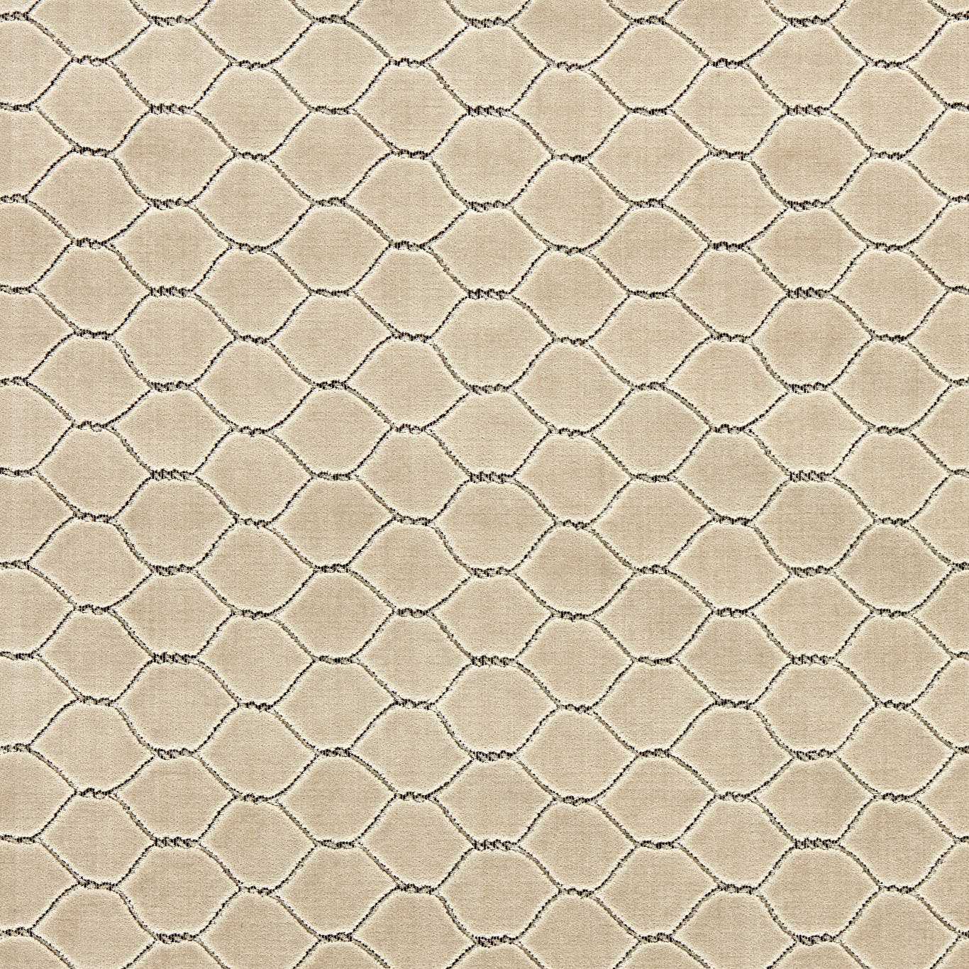 Faraday Velvet Stone Fabric - Sand - Sanderson