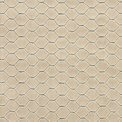 Faraday Velvet Stone Fabric - Sand - Sanderson