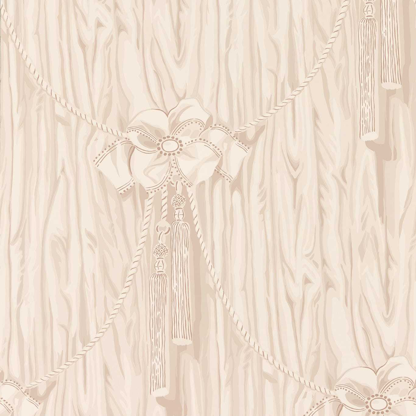 Wilsford Conch Wallpaper - Pink - Sanderson