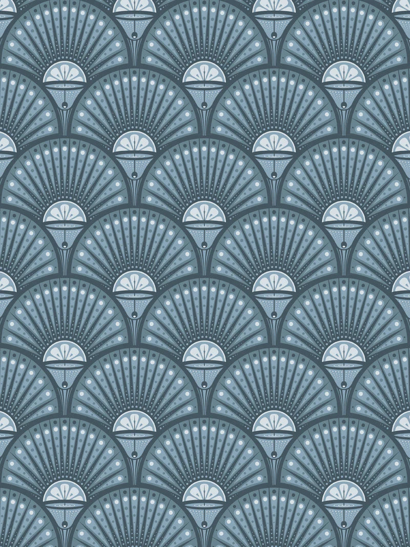 Deco Martini 'Powder Blue' Wallpaper