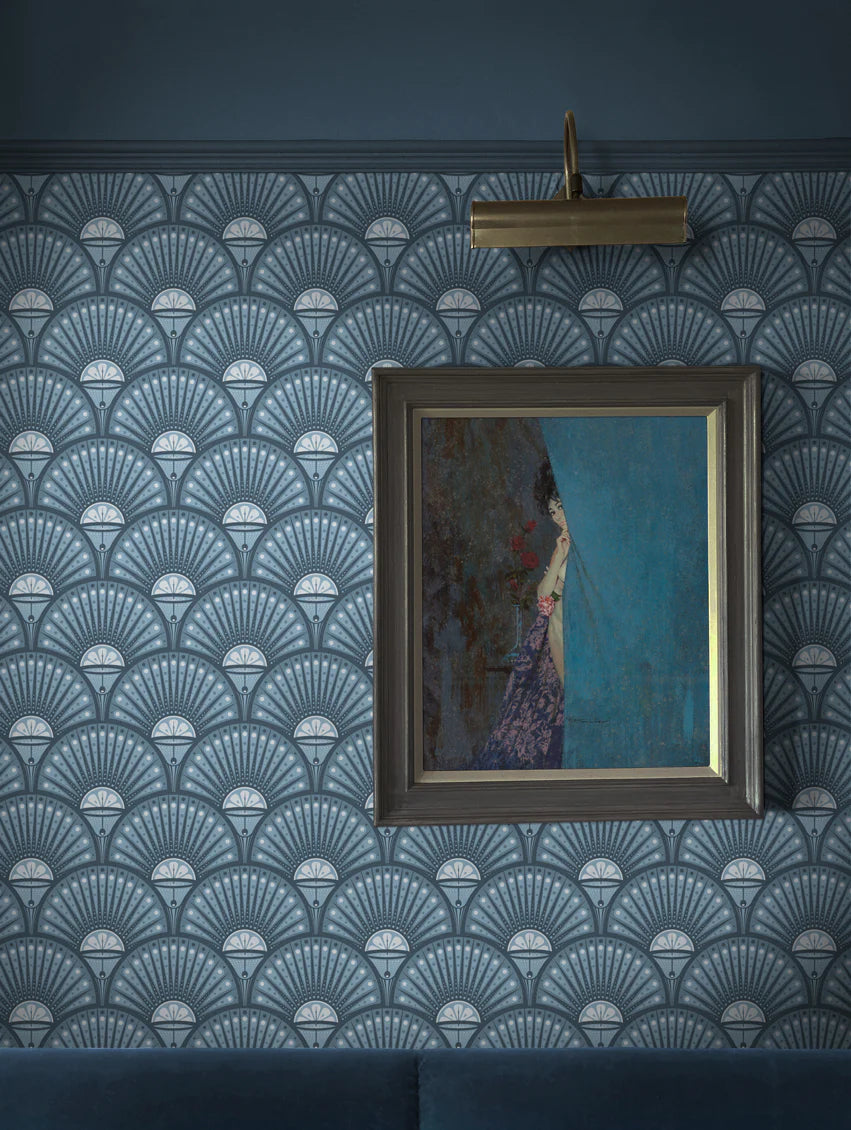 Deco Martini 'Powder Blue' Room Wallpaper