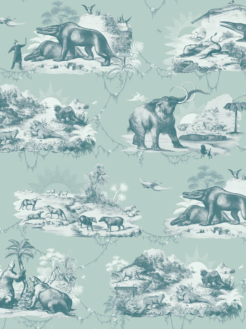 Extinctopia 'Peppermint' Room Wallpaper