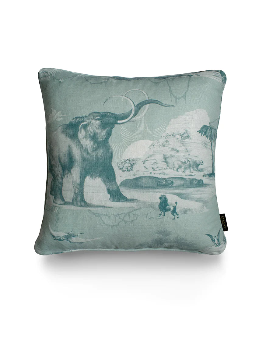Extinctopia 'Peppermint' Linen Cushion