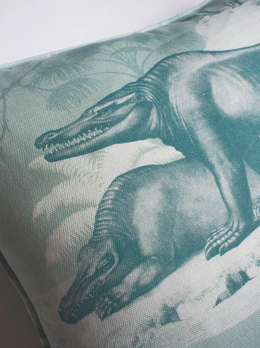 Extinctopia 'Peppermint' Side Linen Cushion