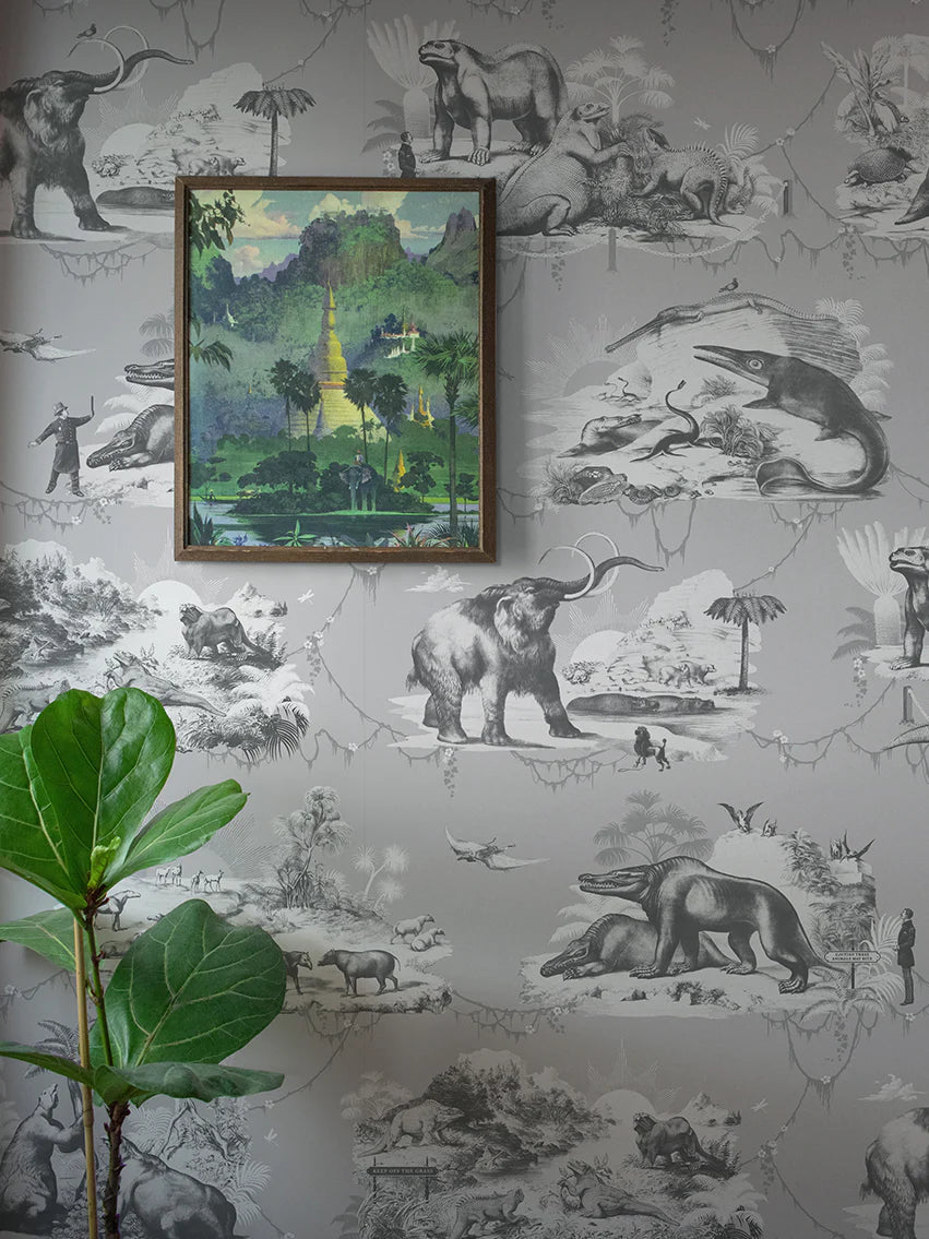 Extinctopia 'Slate' Room Wallpaper