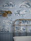 Extinctopia 'Glacier Blue' Room Wallpaper