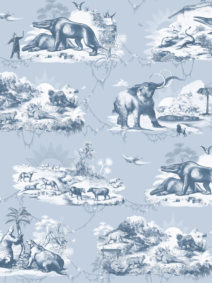 Extinctopia 'Glacier Blue' Wallpaper