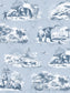 Extinctopia 'Glacier Blue' Wallpaper