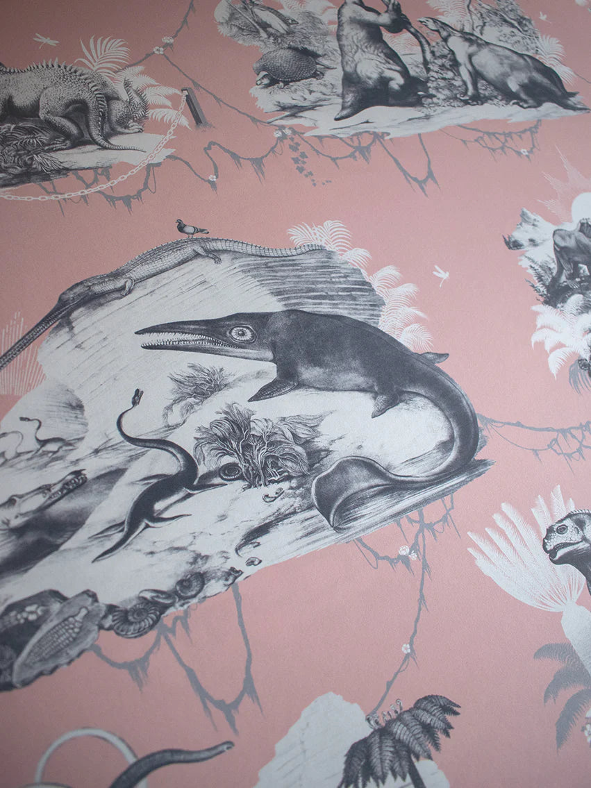Extinctopia 'Blush' Room Wallpaper