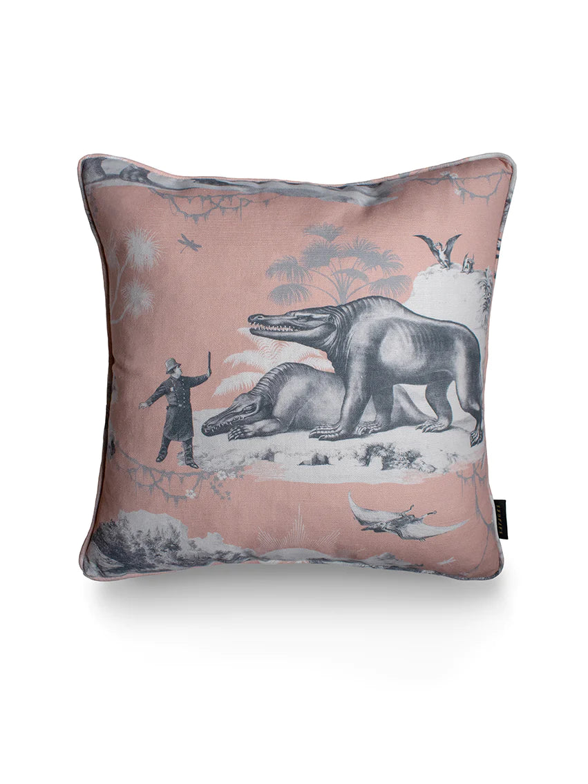 Extinctopia 'Blush' Linen Cushion