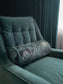 Botanize 'Fern Green' Velvet Room Bolster Cushion