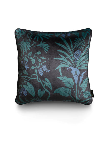 Botanize 'Blackberry' Velvet Cushion