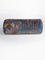 Botanize Heritage 'Whale Blue' Velvet Back Bolster Cushion
