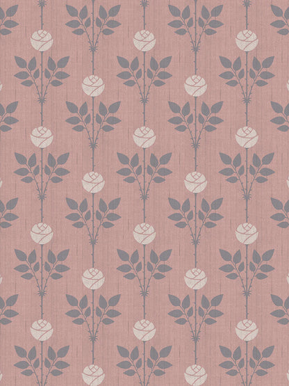 Rozalia 'Blushing Rose' Wallpaper