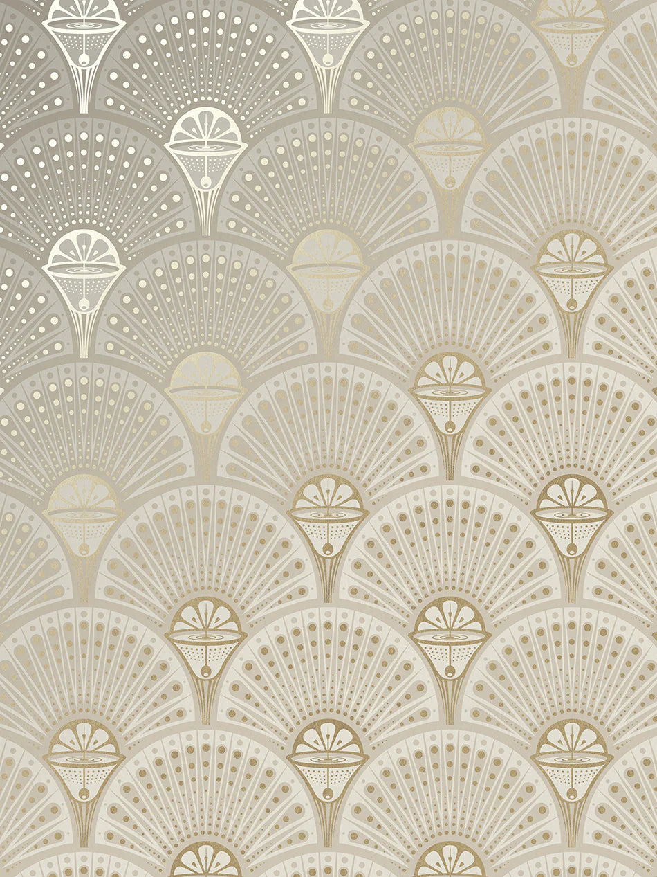 Deco Martini 'Gatsby Gold' Wallpaper